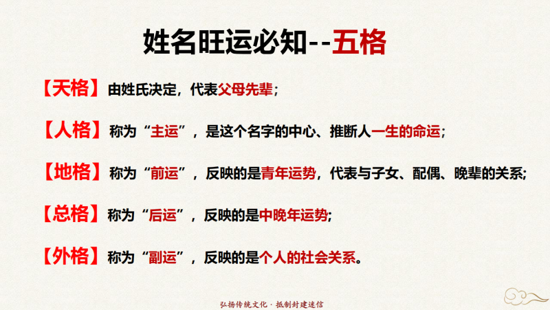 三才五格计算教学-易学就会